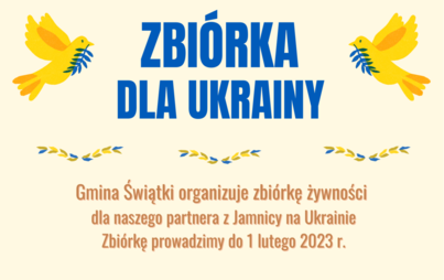 Zdjęcie do Zbi&oacute;rka żywności dla naszego partnera z Jamnicy na Ukrainie