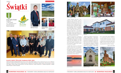 Zdjęcie do Gmina Świątki w publikacji &bdquo;Warmińsko-Mazurskie- fundament funkcjonowania naszych wsp&oacute;lnot&rdquo;.